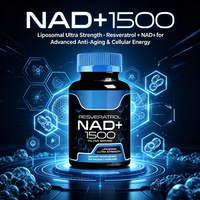 LUVVITA – Capsules liposomales de NAD+ et de Resvératrol en gros, plus supplément de NAD pour stimuler l'éclat de la peau