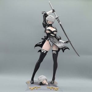 Nuevo NieR Automata Yorha No. 2 Tipo B 2B Figura <span class=keywords><strong>de</strong></span> Acción <span class=keywords><strong>de</strong></span> PVC <span class=keywords><strong>de</strong></span> 30 CM, Muñeca, Estatua <span class=keywords><strong>de</strong></span> Juego GK, Juguete Modelo, Decoración para Adultos - Product Image 1