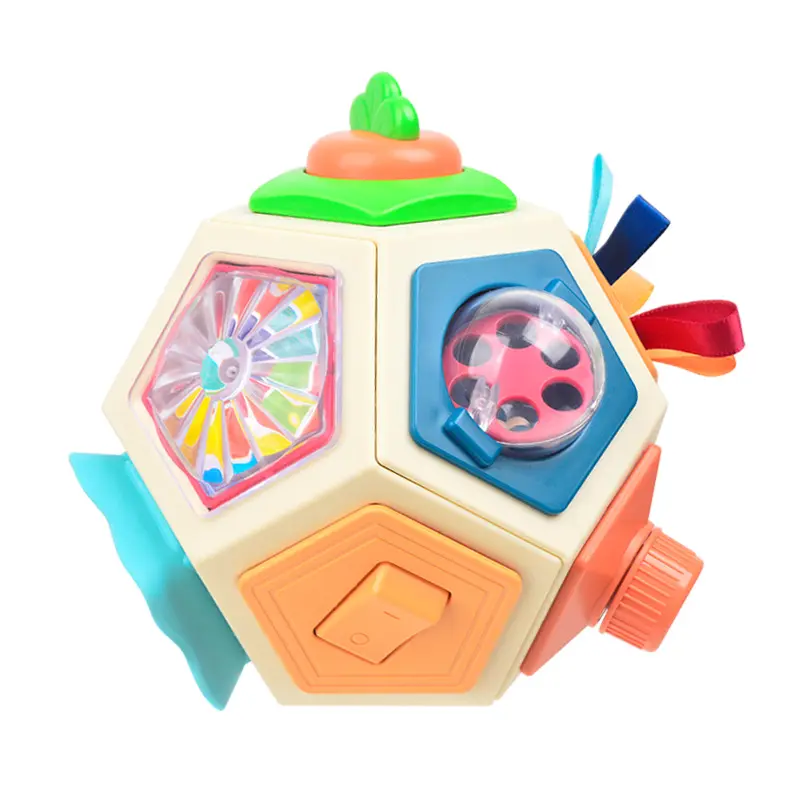 Drukke Bal Baby Montessori Speelgoed 0 12 Maanden Zintuiglijke Ontwikkeling Leren Trekken String Vinger Grijpen Training Spel Educatie Speelgoed