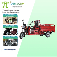 Tricycle électrique de transport ouvert IMP 2026 OEM 60V avec grande autonomie, charge utile élevée et 1 passager
