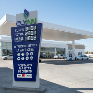 Station-service Publicité Totem Pylône Enseigne diesel Fuel Gas Petrol Led Gas Price Sign Board Panel Display Screen - Product Image 2