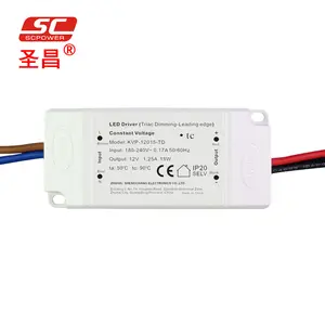 0.1KG Small Driver 15W PWM Output Triac Dimmable Constant Voltage Mini LED Led Dimmable Driver