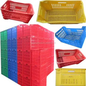 Stampo per cesto di frutta, cassa/scatola/contenitore di plastica impilabile di alta qualità