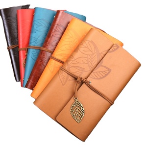 A5 A6 A7 con copertina rigida in pelle Vintage diario di viaggio diario con ciondoli retrò pagine vuote ricaricabili per uomo donna - Product Image 1