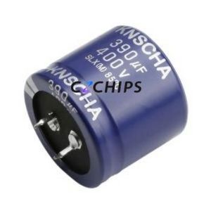 ตัวเก็บประจุแบบอิเล็กโทรไลต์อะลูมิเนียมแบบ Snap-in รุ่น 152EC0354 ชนิด Through-hole (THT) ขนาด D35xL30 มม. 390uF 20% 400V ขา 10 มม. - Product Image 1