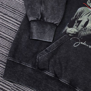 Streetlux Men's Box Cropped Hoodie 500GSM Heavyweight Acid Wash Distressed Vintage Custom Streetwear Design - Product Image 3