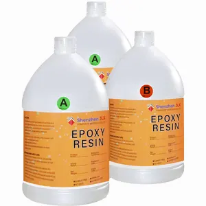 Art 2 Gallon resina epóxi Kit para Revestimento Live Edge Tabelas, cura rápida 2 Parte Epóxi Fundição Kit Resina