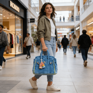 Sac fourre-tout en tissu éponge multicolore personnalisé pour femme, grande capacité, sac à bandoulière, sac de voyage, sac de plage, sac de travail en fourrure, sacs fourre-tout en tissu éponge - Product Image 5