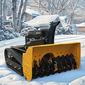 Woer Gas télécommande souffleuse à neige moteur à essence pas cher alimenté en caoutchouc piste Chine bon hiver enlèvement balayeuse démarrage électrique - Product Image 1
