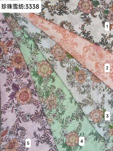 Bán buôn 100% Polyester jacquard voan Kim Loại Lụa in georgette vải cho phụ nữ Dresses - Product Image 4