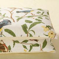 Ensemble de literie en coton 100% 300TC, imprimé avec des oiseaux, tissu naturel écologique, doux et soyeux