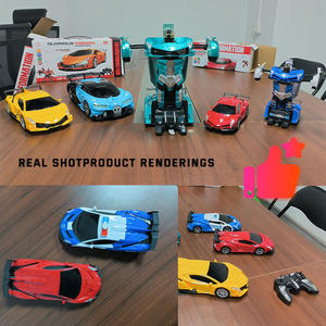 AiJH 1:18 Échelle Télécommande Voiture Transformer Robot 2.4GHZ Rc Auto Contient Déformation 360 Degrés Rotation Dérive Voiture Rc - Product Image 5