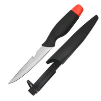 Couteau de boucher et de poisson multi-usage en acier inoxydable à lame tranchante pour l'extérieur, équipement de pêche, vente en gros du fabricant, fabriqué en Chine