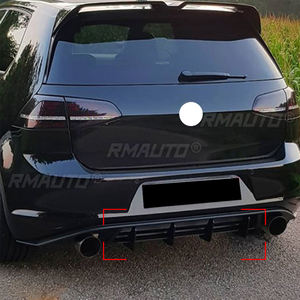 1Pcs <b>Car</b> Rear Bumper <b>Diffuser</b> Spoiler Lip Rear Bumper Protector <b>for</b> Volkswagen Golf 7 MK7 GTI Rear Side Splitters Lip - Product Image 5