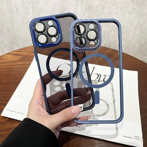 Funda de teléfono transparente con lente de Metal magnético de ojo de águila de <span class=keywords><strong>segunda</strong></span> generación para <span class=keywords><strong>iPhone</strong></span> 11 12 13 14 Pro Max Cell Cover - Product Image 4