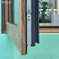 Fenêtre à battant en PVC de haute qualité Fuson, moderne, pour maison et appartement, anti-âge, étanche, isolation thermique