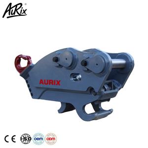 Attache rapide pour pelle hydraulique CAT305 PC50 avec godet à grappin et coupleur à changement rapide AURIX-B - Product Image 4