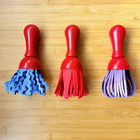 5 ensembles de poignée de Type torche grand EVA balai éponge brosse enfants bricolage Graffiti peinture accessoire