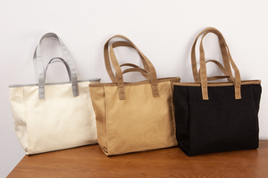 Gahumi Fashionable High Quality Double Handles Cotton Canvas <b>Bag</b> with Zipper Closure Custom Logo Customizable <b>Size</b> for Women - Product Image 5