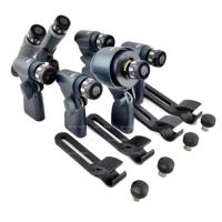 Kit de microphones de batterie portables professionnels BETADMK7 7 pièces avec connecteur XLR, légers et portables pour amplificateur de basse, toms et caisse claire