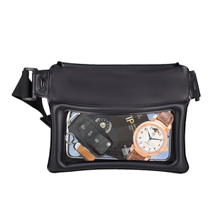 Sac banane étanche avec airbag, pochette flottante pour téléphone à écran tactile, sac bandoulière étanche pour la natation, la dérive et le surf - Product Image 3