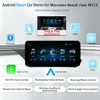 Système Linux LELV pour voiture, lecteur vidéo de navigation CarPlay pour Mercedes-Benz Classe E W212, Android Auto, 12,3 pouces