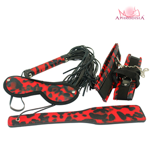 Kit <span class=keywords><strong>de</strong></span> Bondage para Juegos <span class=keywords><strong>de</strong></span> Rol, Collar <span class=keywords><strong>de</strong></span> Cuero PU, Correa, Esposas para Muñecas, Antifaz, Mordaza <span class=keywords><strong>de</strong></span> Bola, Pala, Látigo, Accesorios para Parejas - Product Image 6