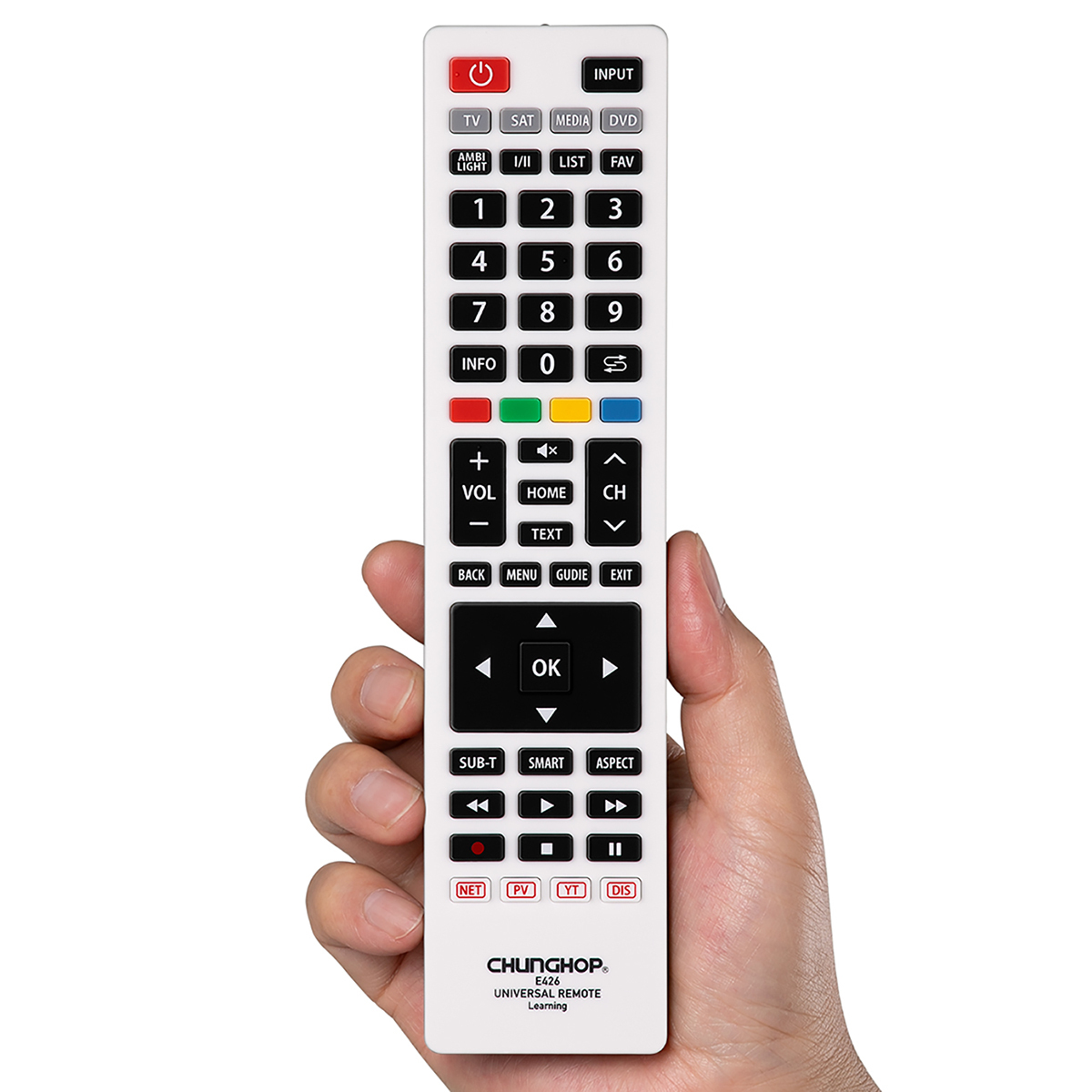 Universal Learning <strong>Remote</strong> Control for TV SAT Media <strong>DVD</strong> Multi Device <strong>Replacement</strong> Controller