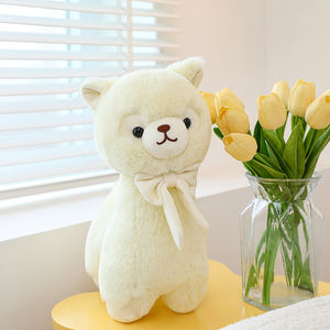 Peluche de Alpaca Súper Suave, Muñeco de <span class=keywords><strong>Lama</strong></span> de Peluche, Almohada para Dormir para Niñas, Regalo de Cumpleaños, Forro de Malla, Algodón PP, Regalo Confortable - Product Image 6