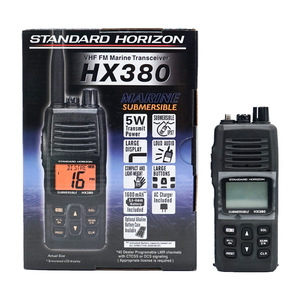 Radio marine VHF Standard Horizon Hx380, étanche IPX7, talkie-walkie portable, puissance 5W, grand écran - Product Image 5
