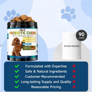 Golosinas Masticables Probióticas de Marca Privada OEM/ODM para el Cuidado de la Salud del Sistema Inmunológico de las Mascotas, Golosinas Masticables de Calabaza para Perros - Product Image 6