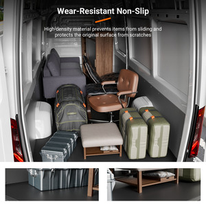 Tapis de coffre compatible avec <span class=keywords><strong>Mercedes</strong></span>-Benz Sprinter 2006-2025, tapis de coffre pour fourgons longs uniquement, revêtement de sol de coffre en TPE - Product Image 4