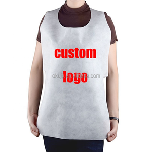 Impression personnalisée sur tablier de cuisine pas cher avec mon Logo brodé femme étanche à l'huile et à l'eau - Product Image 3