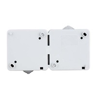 Interruptor de Pared Europeo Impermeable con Clasificación IP20, de Alta Calidad, Serie GT, con Soporte de Latón para Enchufe de Pared Europeo Interior