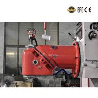 Fraiseuse universelle verticale X718 de type lit, avec broche conique ISO50, tête pivotante à 360 degrés et moteur 7,5 kW pour fraisage et perçage