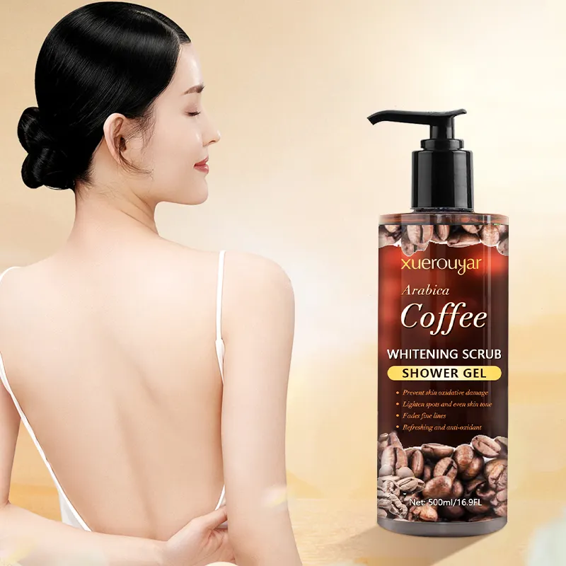 Nourishing skin Body Wash whitening Moisturizing Deep Cleansing lasting fragrance Arabica Coffee Shower Gel For Women Men