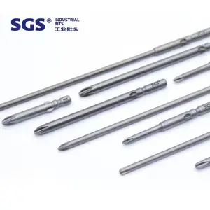 SGS produsen 5mm kepala obeng elektrik kepala obeng elektrik penutup sekrup magnet kuat bahan S2
