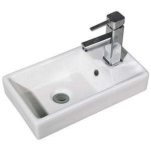 מפעל סיני קרמיקה אמבטיה לשטוף אגן כיורים מודרני רחצה לשטוף אגן יוקרה קרמיקה מלבני יד לשטוף lavabo אגן - Product Image 4