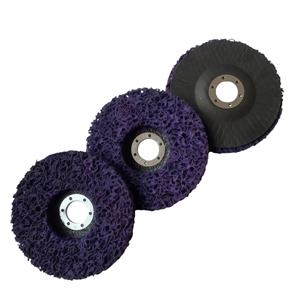 Snel verwisselbare, hoogwaardige paarse reinigings- en stripwiel - Slijpschijf voor het verwijderen van verf en roest, schuurmiddelen - Product Image 3