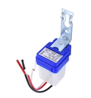 AS-10 automatique marche arrêt photocellule interrupteur de lampadaire étanche capteur de contrôle Photo interrupteur DC 12V 24V AC 110V 220V 50-60Hz 10A