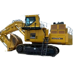La chenille PC2000-8 de pelle rétro de KOMATSU JP a utilisé l'excavatrice 200 tonnes grande avec la pompe jaune de composant de noyau de moteur a utilisé le Japon en vente - Product Image 1