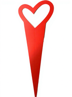 Boîte d'emballage en forme de cœur pour une seule rose, manchons en carton personnalisés avec poignée, boîte cadeau romantique pour la Saint-Valentin