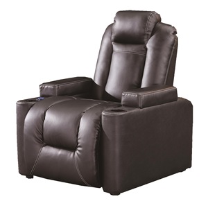 Sofá Reclinable Eléctrico de Masaje, Asiento Individual, Cuero Sintético, Sala de Estar, Control Inteligente, Modelo 932 - Product Image 5
