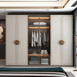 プレミアムカスタマイズ可能なハニカムアルミ製ワードローブ-モダンで耐久性のある自立型寝室家具、環境に優しい10年保証 - Product Image 2