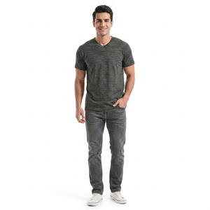 Camiseta Vintage para Hombre, 100% Algodón, Lavada al Ácido, con Peso de Tela de 200 Gramos, Impresión Serigrafiada - Product Image 1