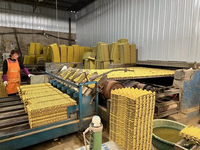 Machine de fabrication de moules pour barquettes/cartons à œufs en pâte à papier recyclé, modèle HK, en aluminium/cuivre/plastique, certifiée qualité, procédé CNC