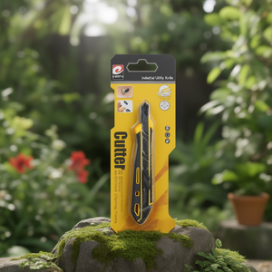 Coltello industriale Erpsl Cutter 9mm con impugnatura antiscivolo per tagliare e rifilare - Product Image 2