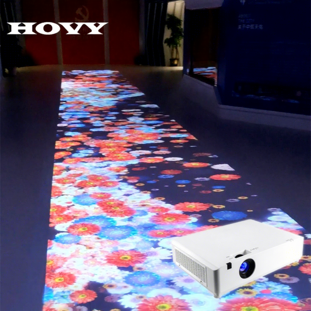 Customizable Interactive 3D LCD Laser Projector Laser Lens Portable Metal Holographic Projection Wall Art for