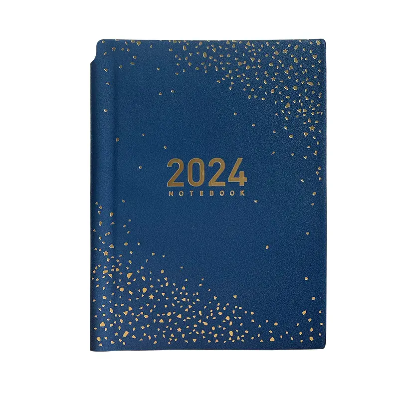 Groothandel Aangepaste 2024 Planner Pu Lederen Schema Notebook Journal Agenda 'S Aangepaste Afdrukken Pagina 'S Notitieboek