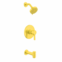 Robinet de douche mural moderne en chrome à pression équilibrée avec poignée sculptée pour baignoire, en céramique, idéal pour appartement - Vente chaude